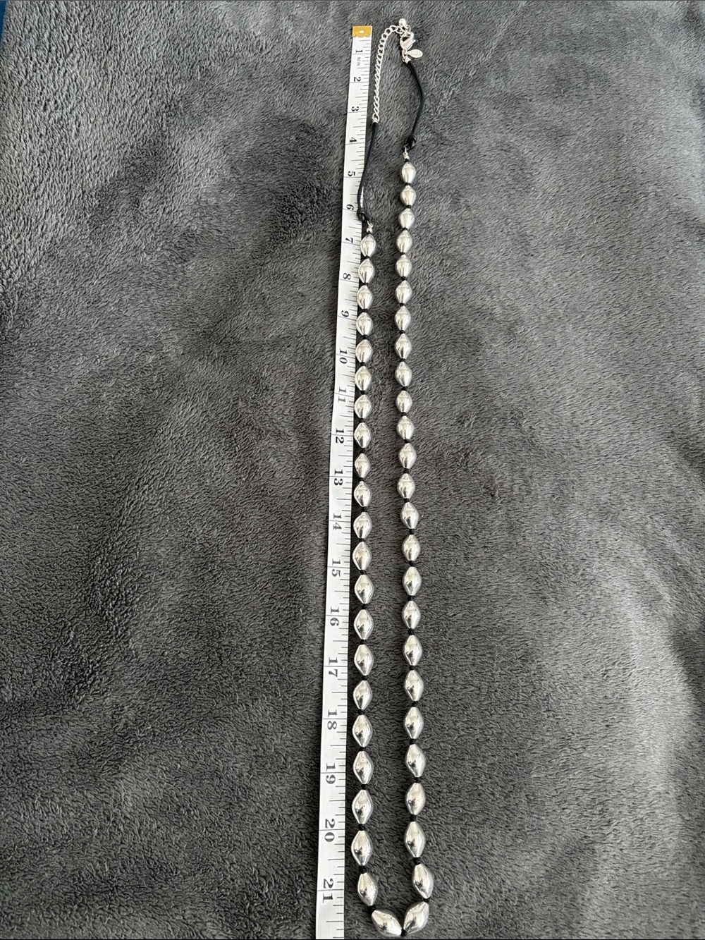 Chico's Silver-Tone Beaded Necklace - Picture 5 of 5